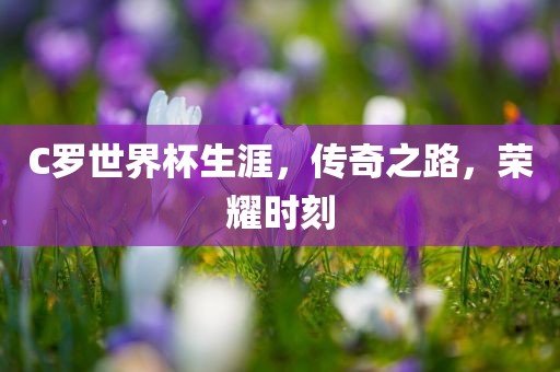 C罗世界杯生涯，传奇之路，荣耀时刻