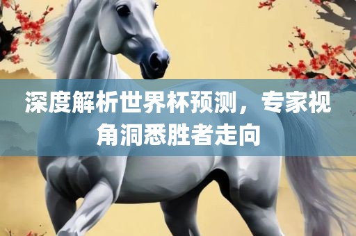 深度解析世界杯预测，专家视角洞悉胜者走向