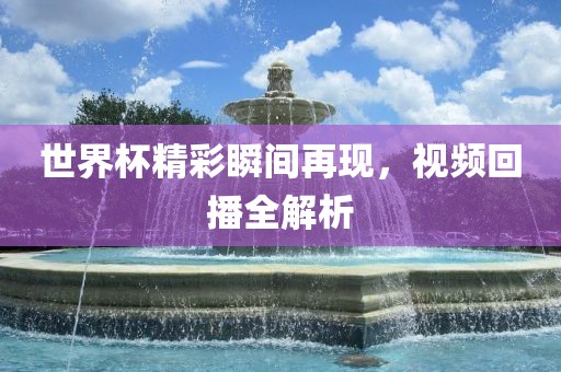 世界杯精彩瞬间再现，视频回播全解析