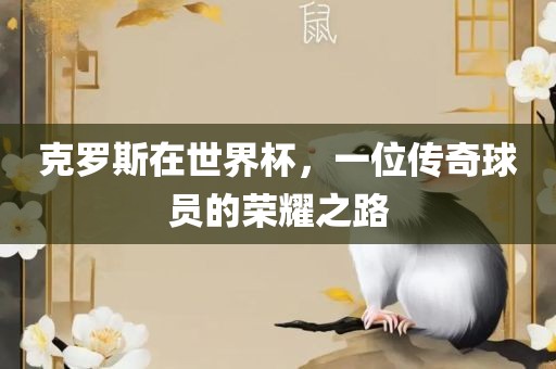 克罗斯在世界杯，一位传奇球员的荣耀之路吉安市靖泰电力工程有限公司