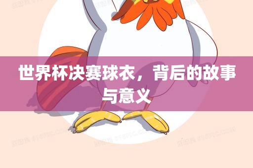 世界杯决赛球衣，背后的故事与意义