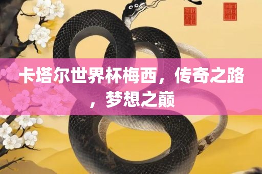 卡塔尔世界杯梅西，传奇之路，梦想之巅
