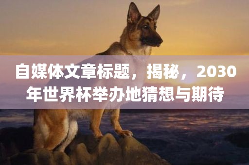 自媒体文章标题，揭秘，2030年世界杯举办地猜想与期待吉安市靖泰电力工程有限公司