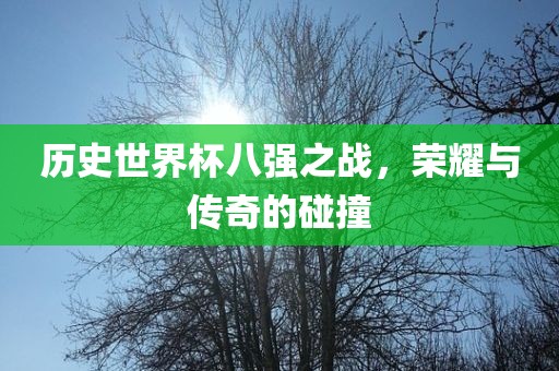 历史世界杯八强之战，荣耀与传奇的碰撞
