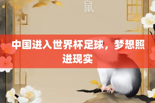 中国吉安市靖泰电力工程有限公司进入世界杯足球，梦想照进现实