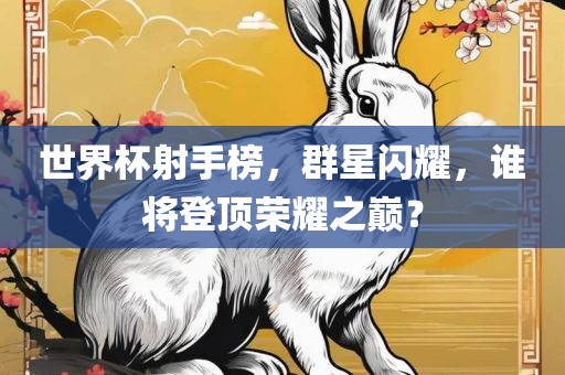 世界杯射手榜，群星闪耀，谁将登顶荣耀之巅？