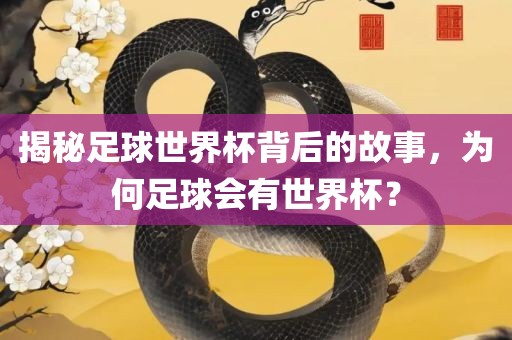 揭秘足球世界杯背后的故事，为何足球会有世界杯？