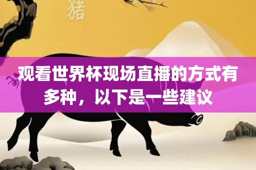 观看世界杯现场直播的方式有多种，以下是一些建议吉安市靖泰电力工程有限公司