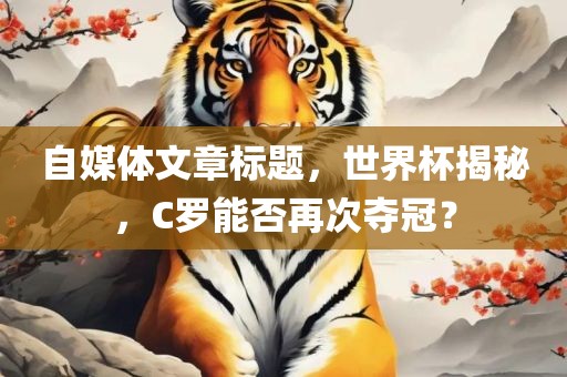 自媒体文章标题，世界杯揭秘，C罗能否再次夺冠？吉安市靖泰电力工程有限公司