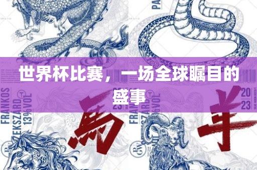 世界杯比赛，一场全球瞩目的盛事
