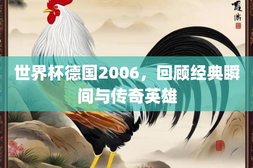 世界杯德国2006，回顾经典瞬间与传奇英雄吉安市靖泰电力工程有限公司