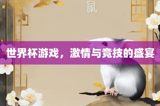世界杯游戏，激情与竞技的盛宴吉安市靖泰电力工程有限公司