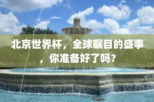 全球瞩目盛事