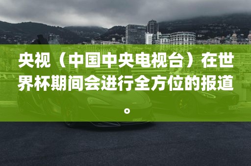 央视（中国中央电视台）在世界杯期间会进行全方位的报道。