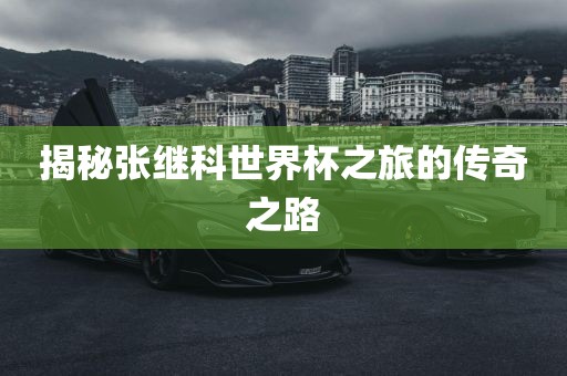 揭秘张继科世界杯之旅的传奇之路
