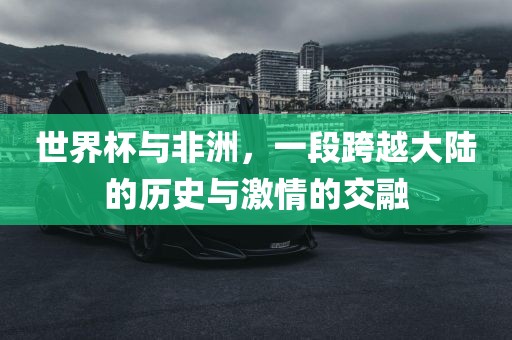 世界杯与非洲，一段跨越大陆的历史与激情的交融