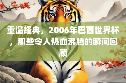 重温经典，2006年巴西世界杯，那些令人热血沸腾的瞬间回顾