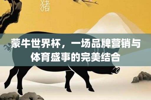 蒙牛世界杯，一场品牌营销与体育盛事的完美结合
