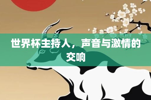 世界杯主持人，声音与激情的交响