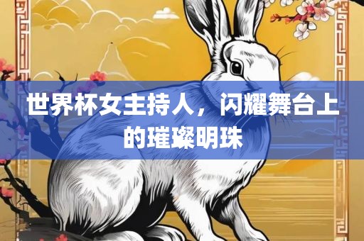 世界杯女主持人，闪耀舞台上的璀璨明珠
