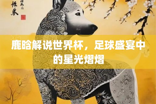 鹿晗解说世界杯，足球盛宴中的星光熠熠吉安市靖泰电力工程有限公司