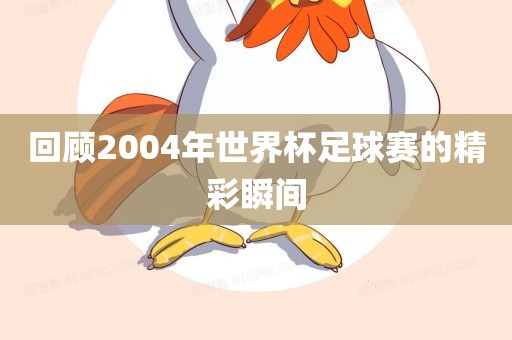 回顾2004吉安市靖泰电力工程有限公司年世界杯足球赛的精彩瞬间