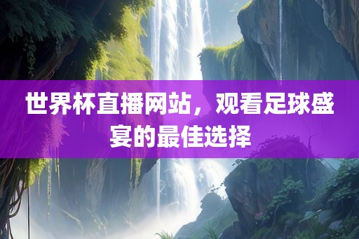 世界杯直播网站，观看足球盛宴的最佳选择