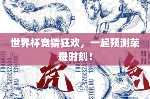 世界杯竞猜狂欢，一起预测荣耀时刻！