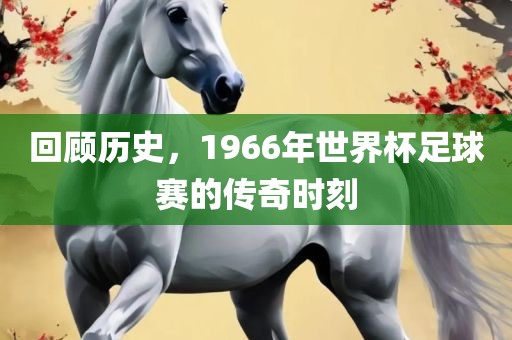 回顾历史，1966年世界杯足球赛吉安市靖泰电力工程有限公司的传奇时刻
