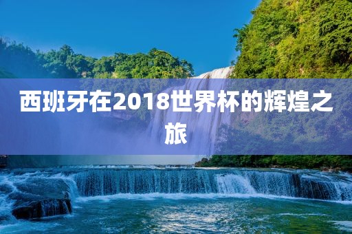 西班牙在2018世界杯的辉煌之旅吉安市靖泰电力工程有限公司