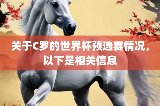 关于C罗的世界杯预选赛情况，以下是相关信息
