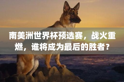 南美洲世界杯预选赛，战火重燃，谁将成为最后的胜者？吉安市靖泰电力工程有限公司