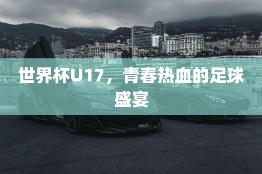 世界杯U17，青春热血的足球盛宴