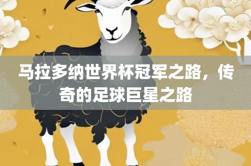 马拉多纳世界杯冠军之路，传奇的足球巨星之路吉安市靖泰电力工程有限公司