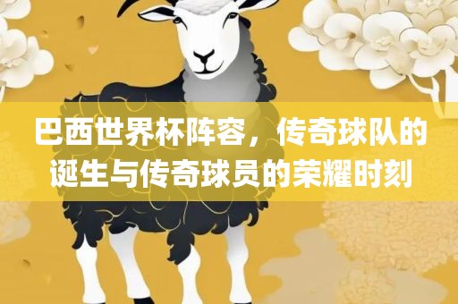 巴西世界杯阵容，传奇球队的诞生与传奇球员的荣耀时刻