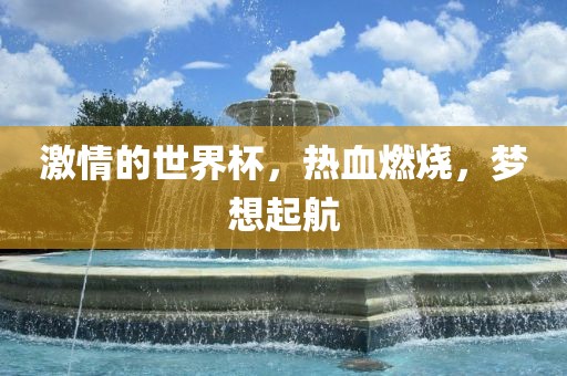 激情的世界杯，热血燃烧，梦想起航