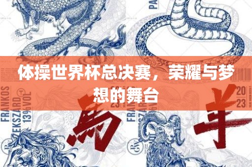 体操世界杯总决赛，荣耀与梦想的舞台