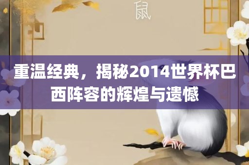 重温经典，揭秘2014世界杯巴西阵容的辉煌与遗憾