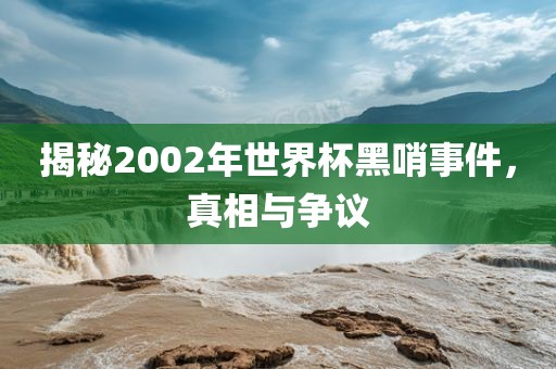 揭秘2002年世界杯黑哨事件，真相与争议吉安市靖泰电力工程有限公司