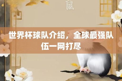 世界杯球队介绍吉安市靖泰电力工程有限公司，全球最强队伍一网打尽
