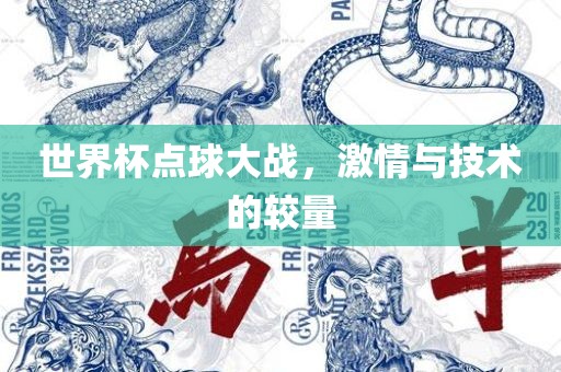 世界杯点球大战，激情与技术的较量