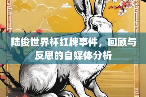 陆俊世界杯红牌事件，回顾与反思的自媒体分析