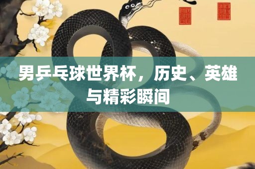男乒乓球世界杯，历史、英雄与精彩瞬间
