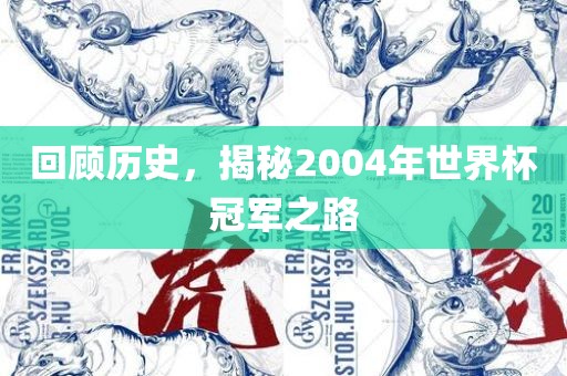 回顾历史，揭秘2004年世界杯冠军之路