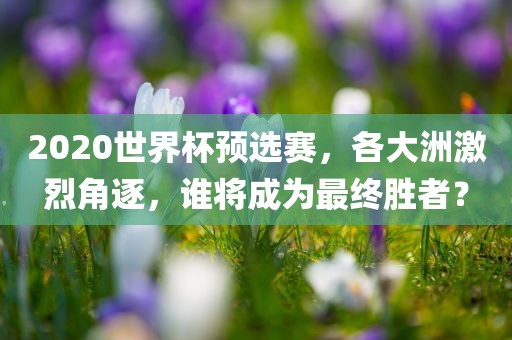 2020世界杯预选赛，各大洲激烈角逐，谁将成为最终胜者？