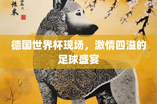 德国世界杯现场，激情四溢的足球盛宴
