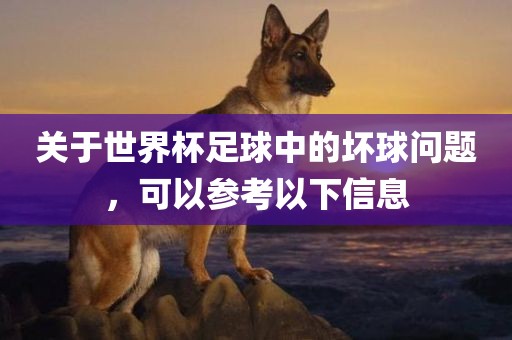 关于世界杯吉安市靖泰电力工程有限公司足球中的坏球问题，可以参考以下信息