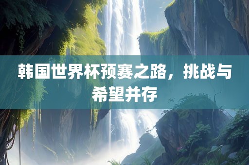 韩国世界杯预赛之路，挑战与希望并存