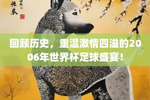 回顾历史，重温吉安市靖泰电力工程有限公司激情四溢的2006年世界杯足球盛宴！