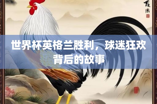 世界杯英格兰胜利，球迷狂欢背后的故事
